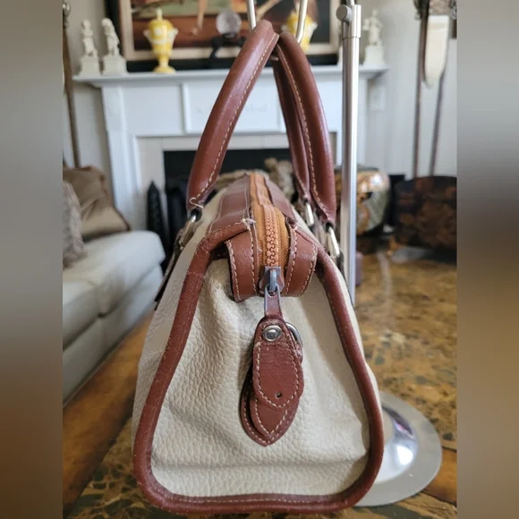 Dooney & Bourke Classic Two-Tone Leather Handbag - Picture 5 of 16